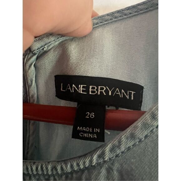 Lane Bryant Light Blue Tank Top Woman’s Size 26 - Picture 5 of 7